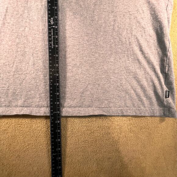 Adidas Mens T-Shirt Trefoil Graphic Logo Active Skate Short Sleeve Tee Gray 2XL - Picture 5 of 8